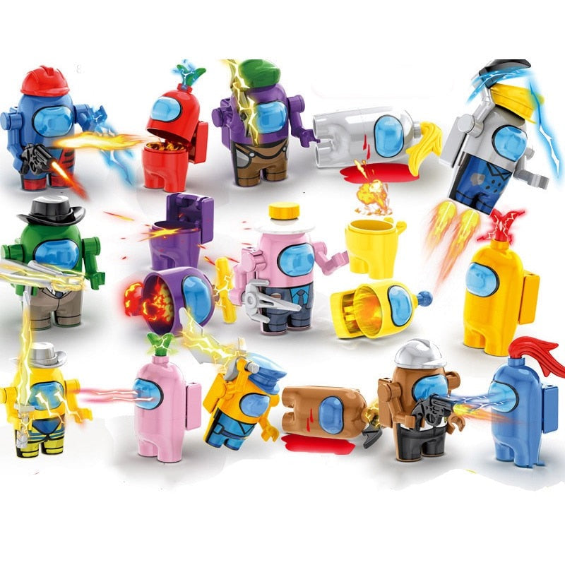 Among Us Figurák Lego-hoz - 16 db