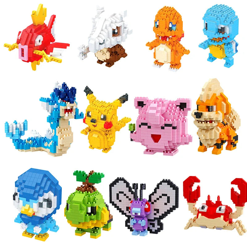 Pokémonok Építőipari készletek - több változatban