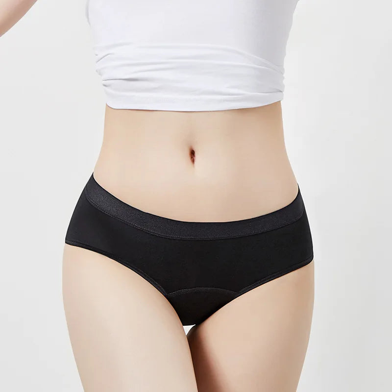 Női kényelmes menstruációs bambusz bugyi - 3 db