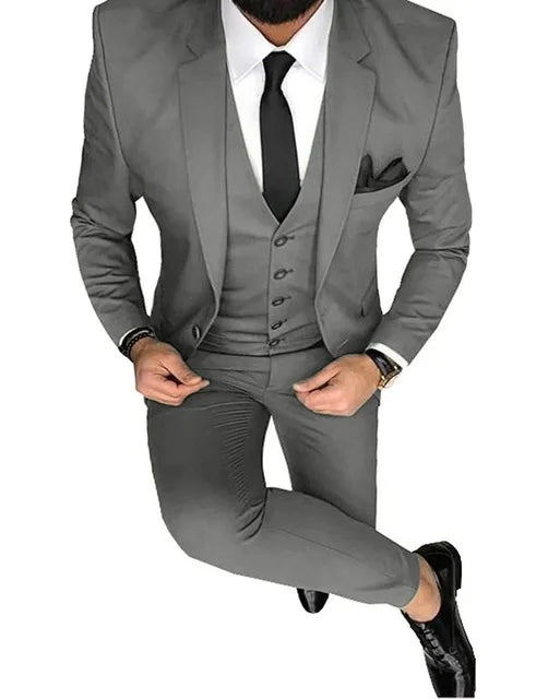 Férfi Slim-fit öltöny esküvőre - több változatban