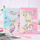 Lány napló egyszarvú kastéllyal - több változatban