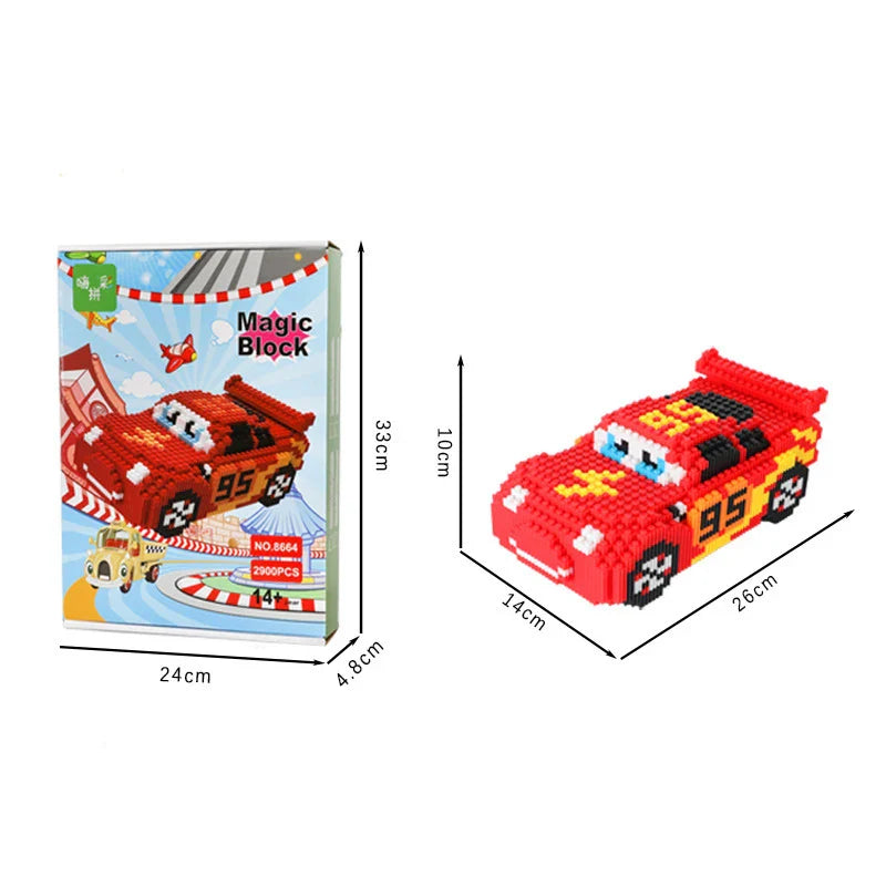 Verdák 3 Nagy készlet - Villám McQueen - 2900 darab