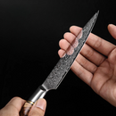 HEZHEN univerzális konyhakés damaszkuszi acélból készült