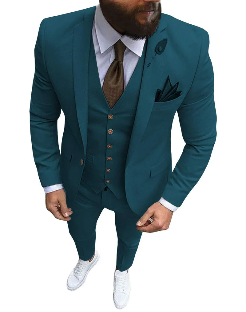 Férfi Slim-fit öltöny esküvőre - több változatban