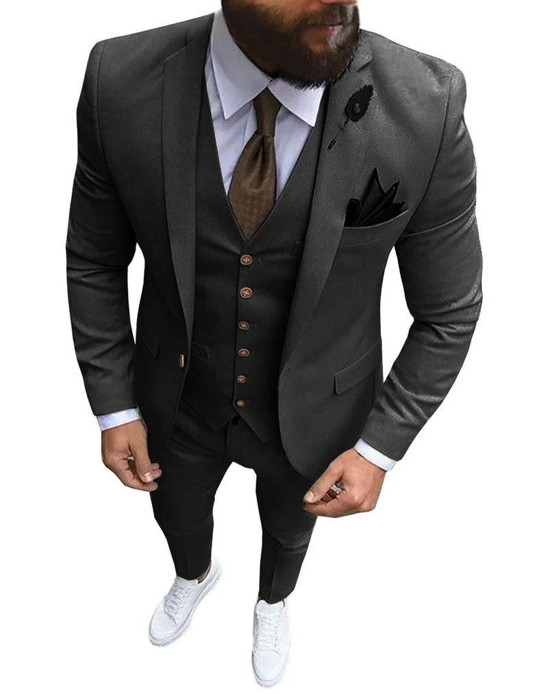 Férfi Slim-fit öltöny esküvőre - több változatban