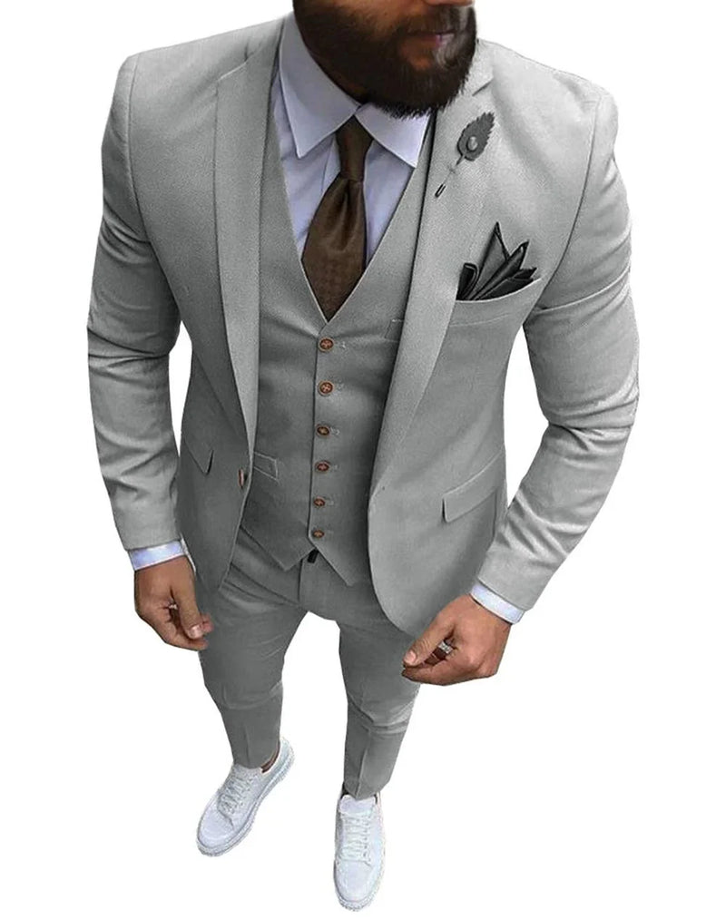 Férfi Slim-fit öltöny esküvőre - több változatban