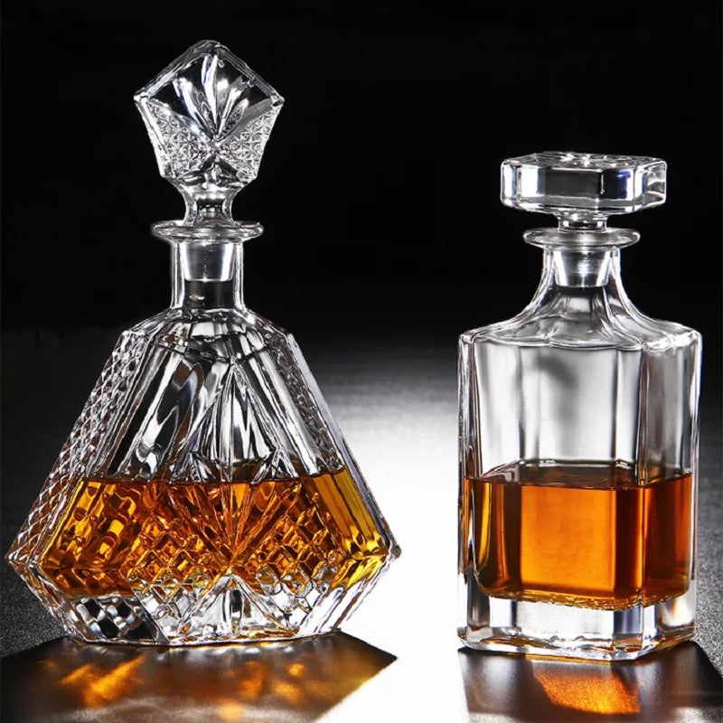ImperialGlass™ üveg whiskykancsó - luxus bárpalack kristályüvegből