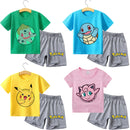 Gyerek nyári szett rövidnadrág és póló Pokémonok - több változatban