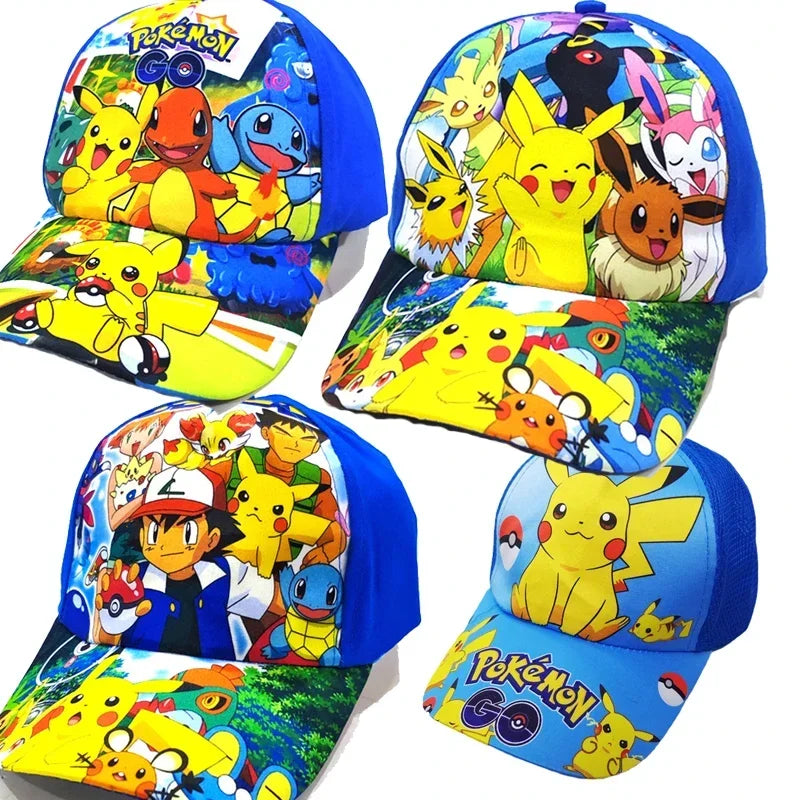Vidám gyermek nyári sapka Pokémonok - több változatban
