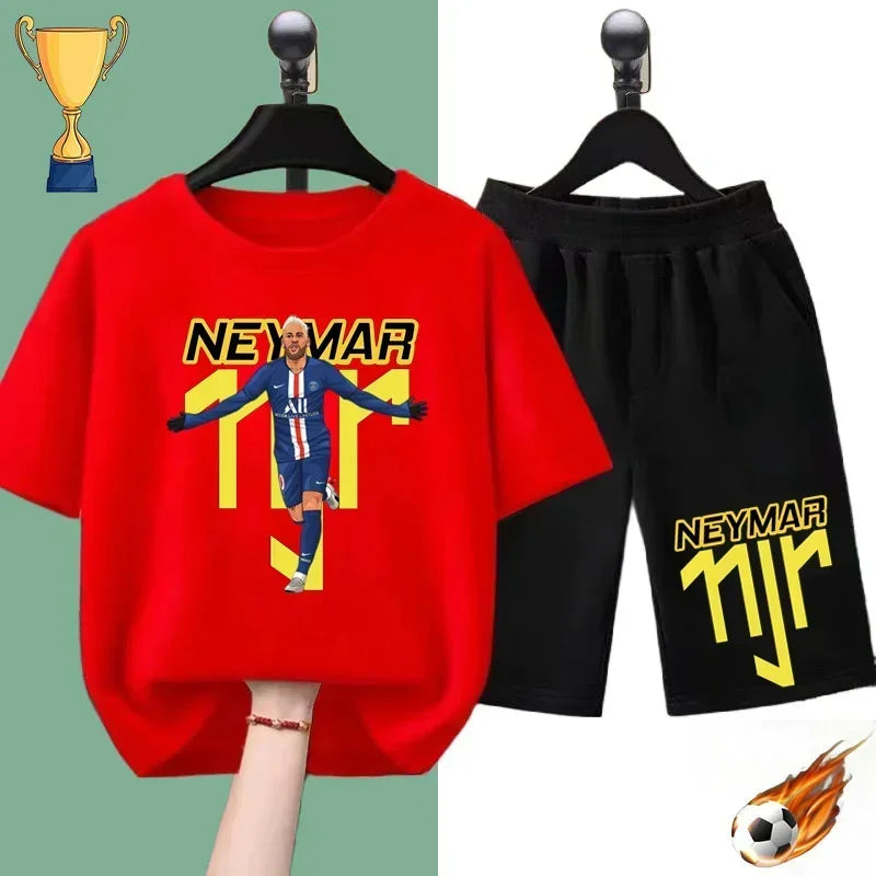 Gyerek nyári szett Neymar póló és rövidnadrág - több változatban