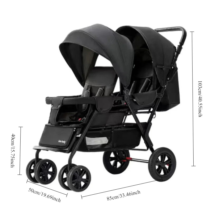 BabyNest™ babakocsi ikrek számára - több változatban