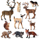 Figurák erdei állatok - 10 db