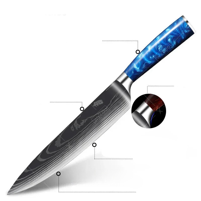 BladeArt™ konyhakések design markolattal - több változatban
