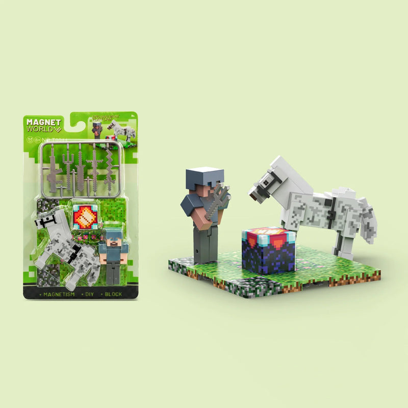 Figurák Minecraft mágneses készlethez - több változatban