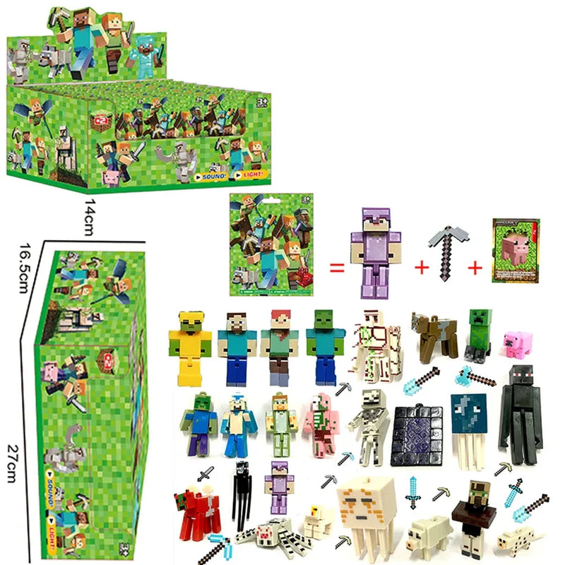 A Figura csomag és a Minecraft kártyák - több változatban