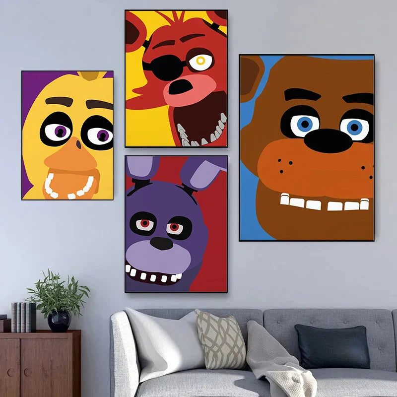 Gyermekfestészet Five Nights at Freddy's - több változatban