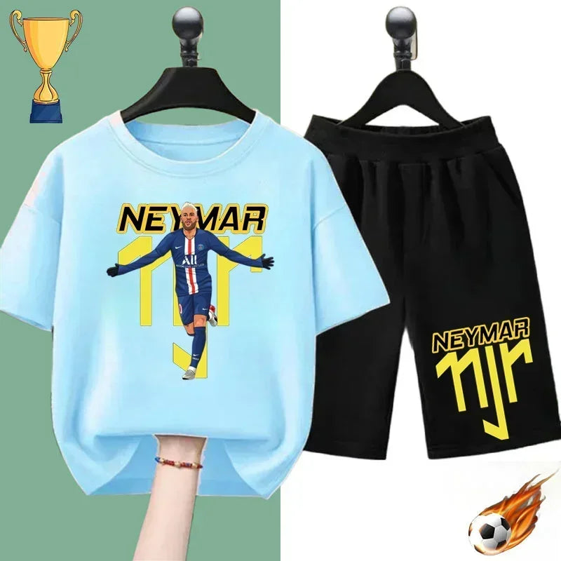 Gyerek nyári szett Neymar póló és rövidnadrág - több változatban