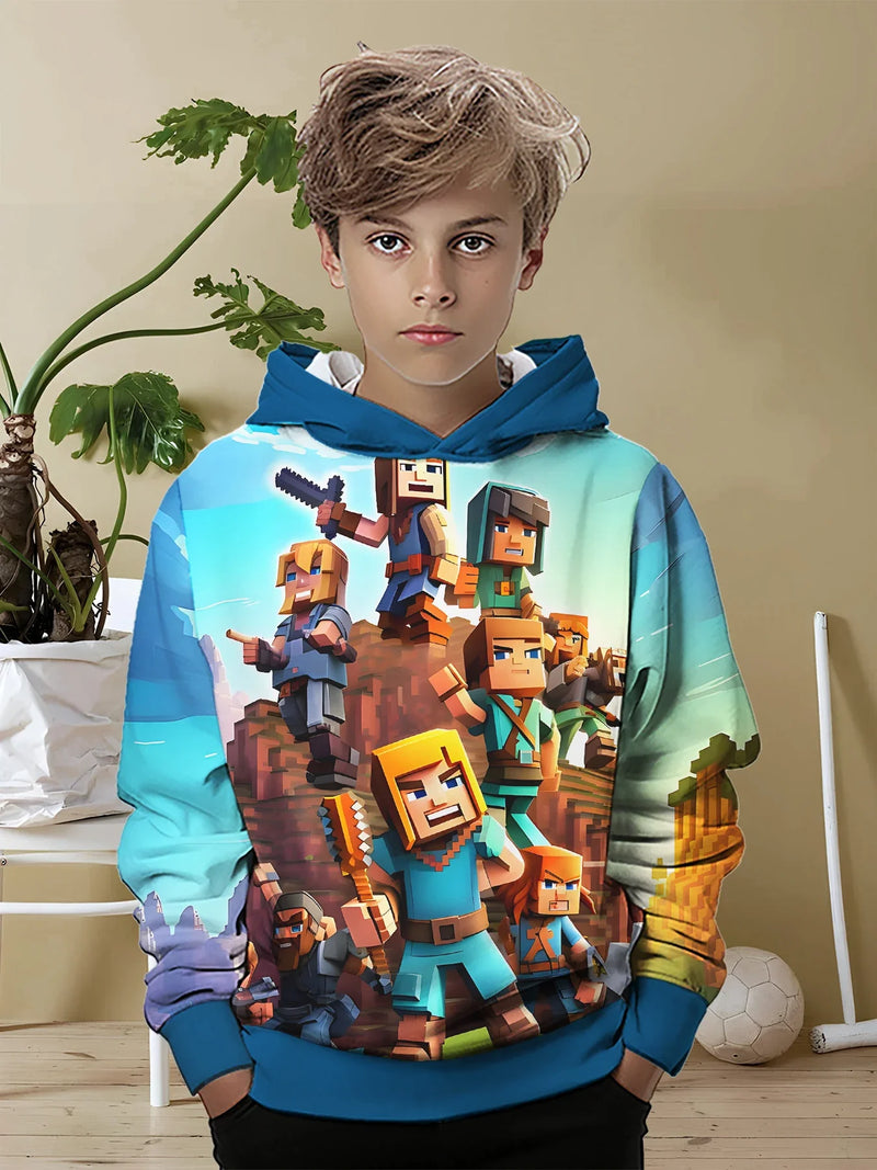 Tervező gyerek pulóver Minecraft - több változatban