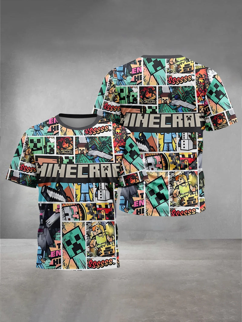 Stílusos gyerek póló Minecraft - több változatban