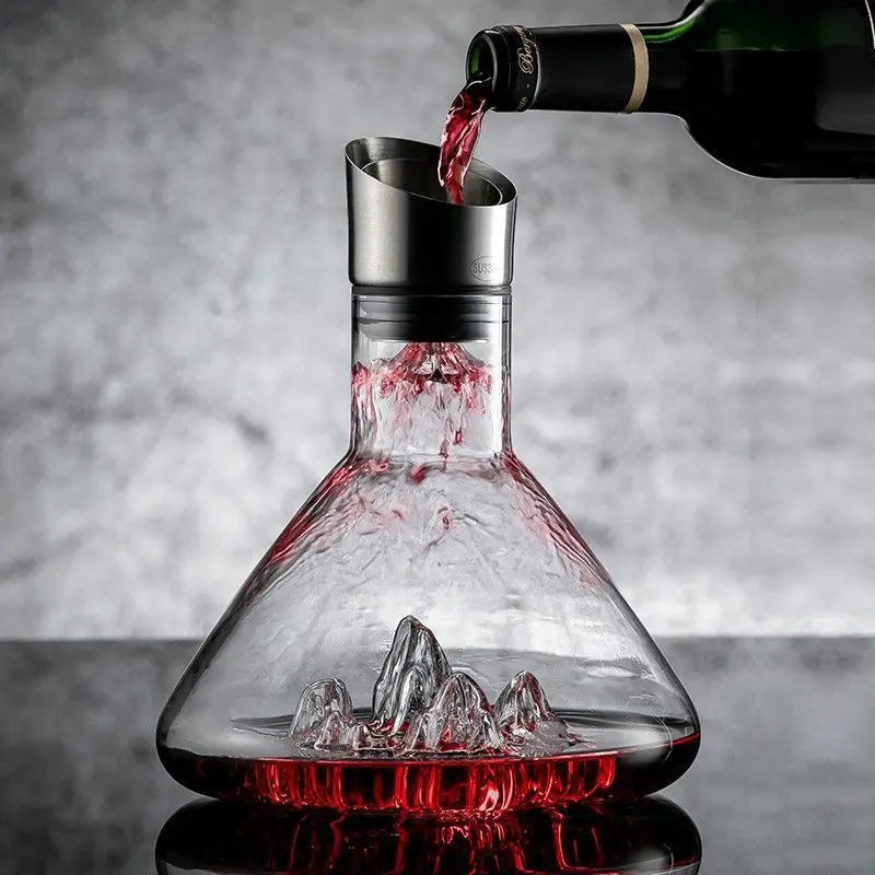 Kézzel készített kristály dekantáló whiskyhez és borhoz - 1500 ml