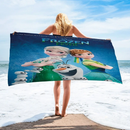 Dizájner lányok fürdőlepedője Jégvarázs - több változatban