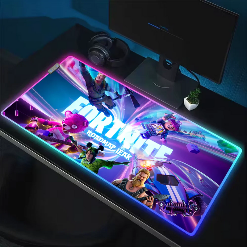 Fortnite RGB világító billentyűzet és egérpad - több változatban