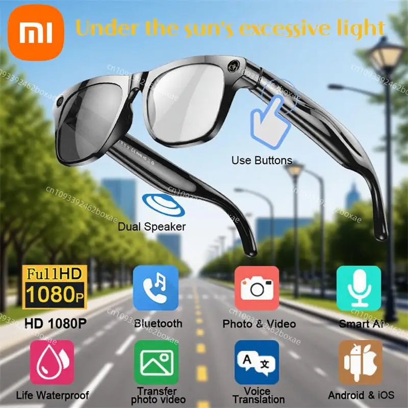Xiaomi okosszemüveg kamerával - 1080p HD, 100 Mpx, Bluetooth hívások és AI asszisztens