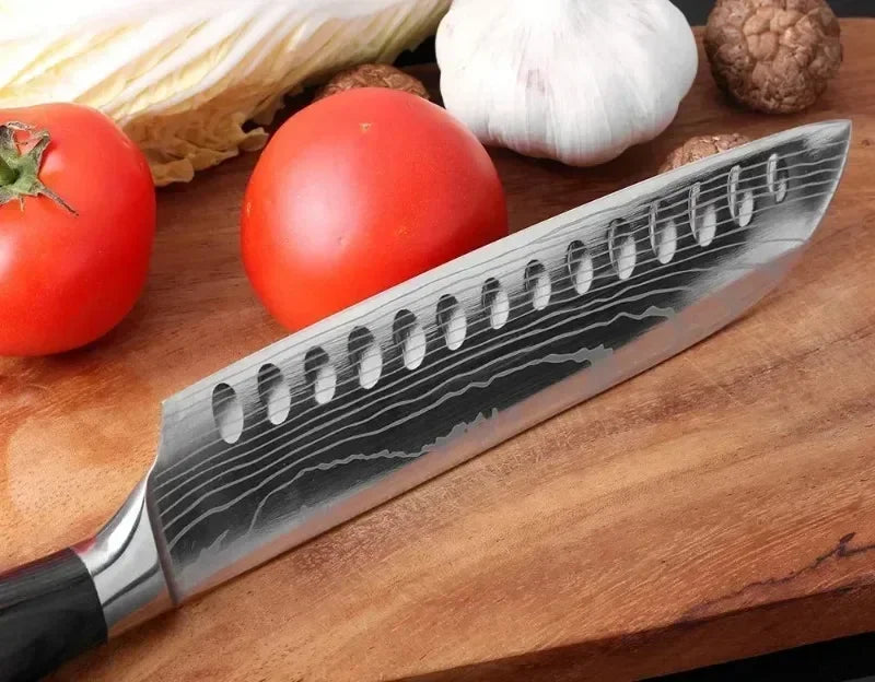 SharpMaster™ konyhai késkészlet damaszkuszi mintával és ollóval