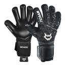 Fekete labdarúgó kapuskesztyű ujjerősítéssel - több változatban