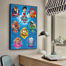 A Mancs őrjárat tervezési képe - több változatban