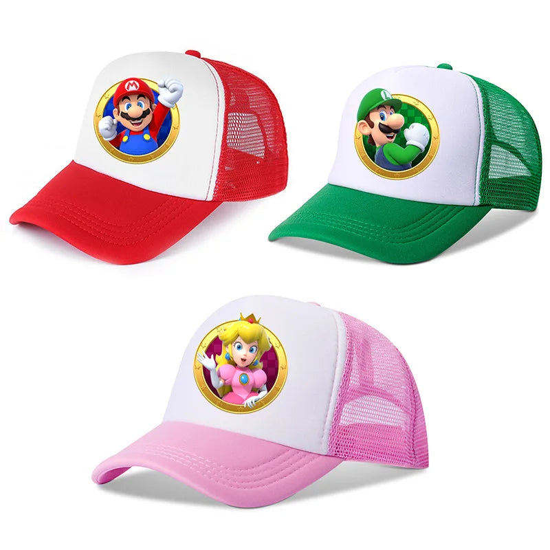Gyerek nyári sapka Super Mario - több változatban
