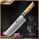 XINZUO Nakiri kés porított damaszkuszi acélból készült