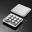 WhiskeyWave™ rozsdamentes acélból készült whiskey hűtőkocka - több változatban