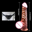 Valósághű vibrátor mozgó fitymával - több változatban