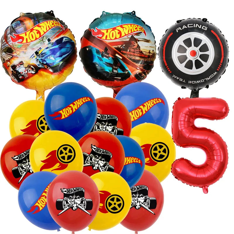 Hot Wheels születésnapi léggömbök - több változatban