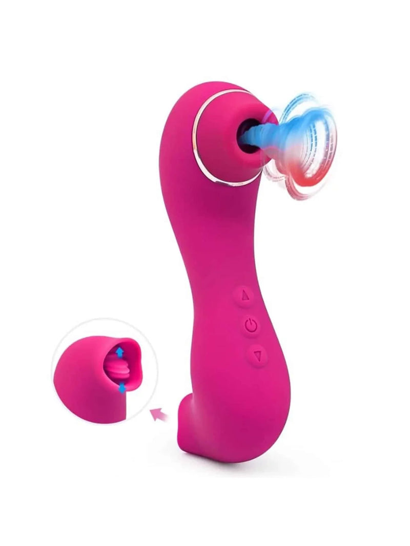 2in1 szívó és nyaló vibrátor az intenzív stimulációért - több változatban