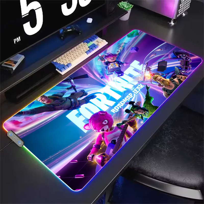 Fortnite RGB világító billentyűzet és egérpad - több változatban