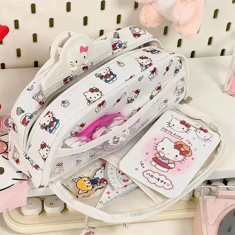 Lányok iskolai tolltartó Hello Kitty
