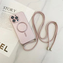 Keresztpánt tokkal iPhone 12 - 14 Pro/Pro Max készülékhez - több változatban