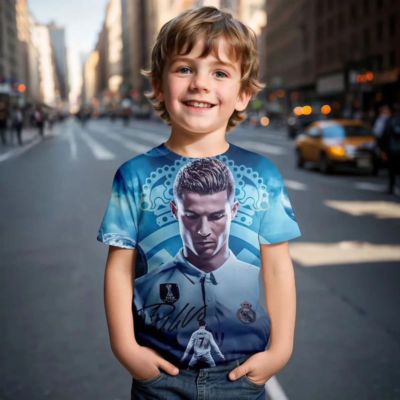 Gyermek tervezői póló - Cristiano Ronaldo