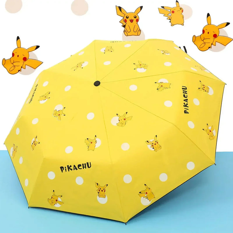 Automatikus esernyő Pokémonok - Pikachu