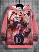 Futball pulóver 3D nyomtatással Kylian Mbappé - több változatban