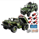 Távirányítós katonai autó készlet - több változatban
