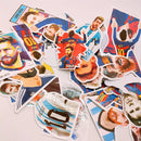 Színes Lionel Messi Soccer matricák - több változatban