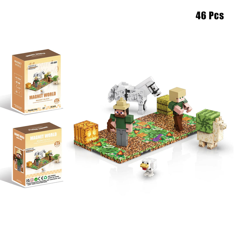 Figurák Minecraft mágneses készlethez - több változatban
