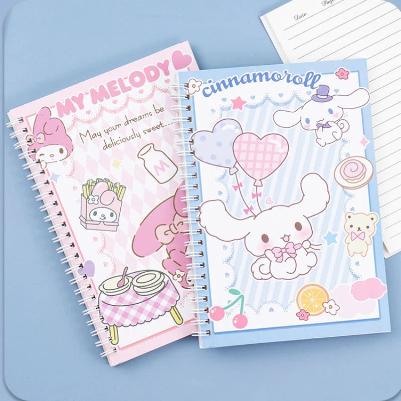 Iskolai jegyzetfüzet A5 Cinnamoroll - több változatban
