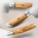 XINZUO Nakiri kés porított damaszkuszi acélból készült