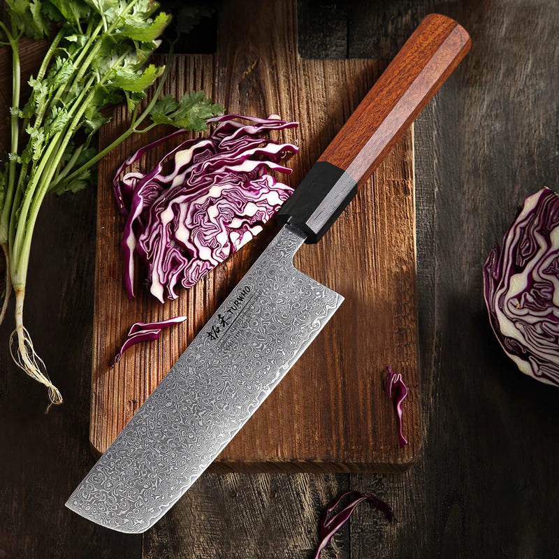 Nakiri damaszkuszi acél kés
