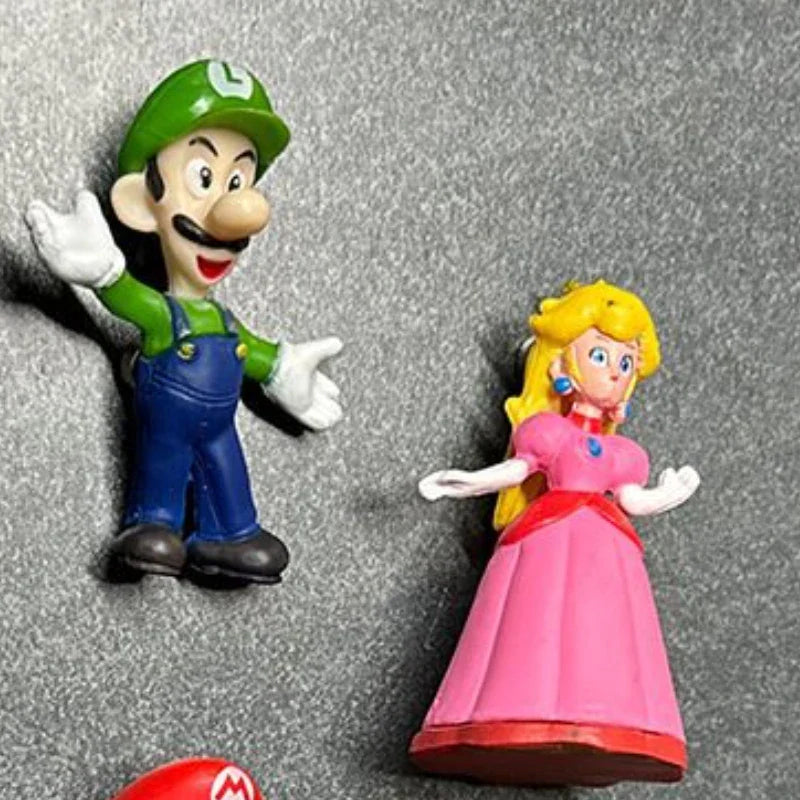 Design 3D hűtőmágnesek Super Mario - 6 db