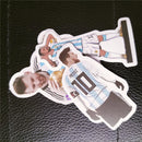 Labdarúgás matricák Lionel Messi - 52 db